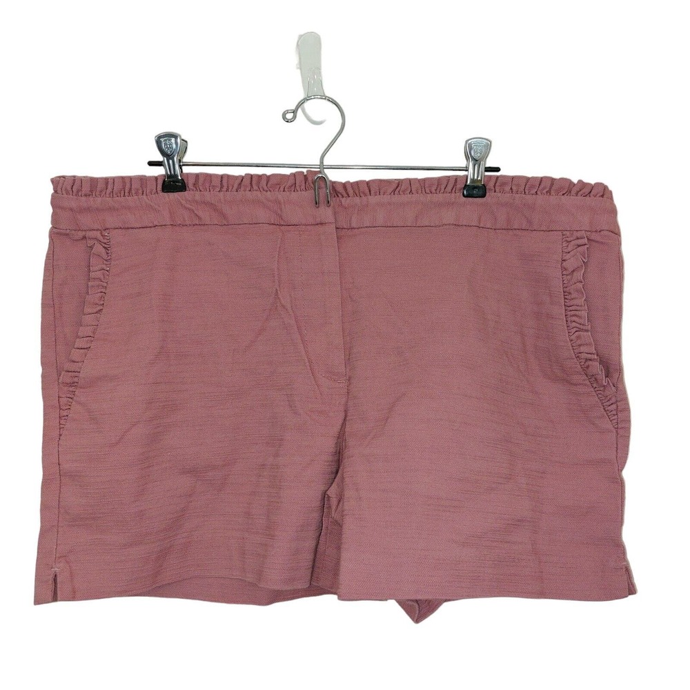 LOFT Mauve Pink Ruffle Pocket Shorts